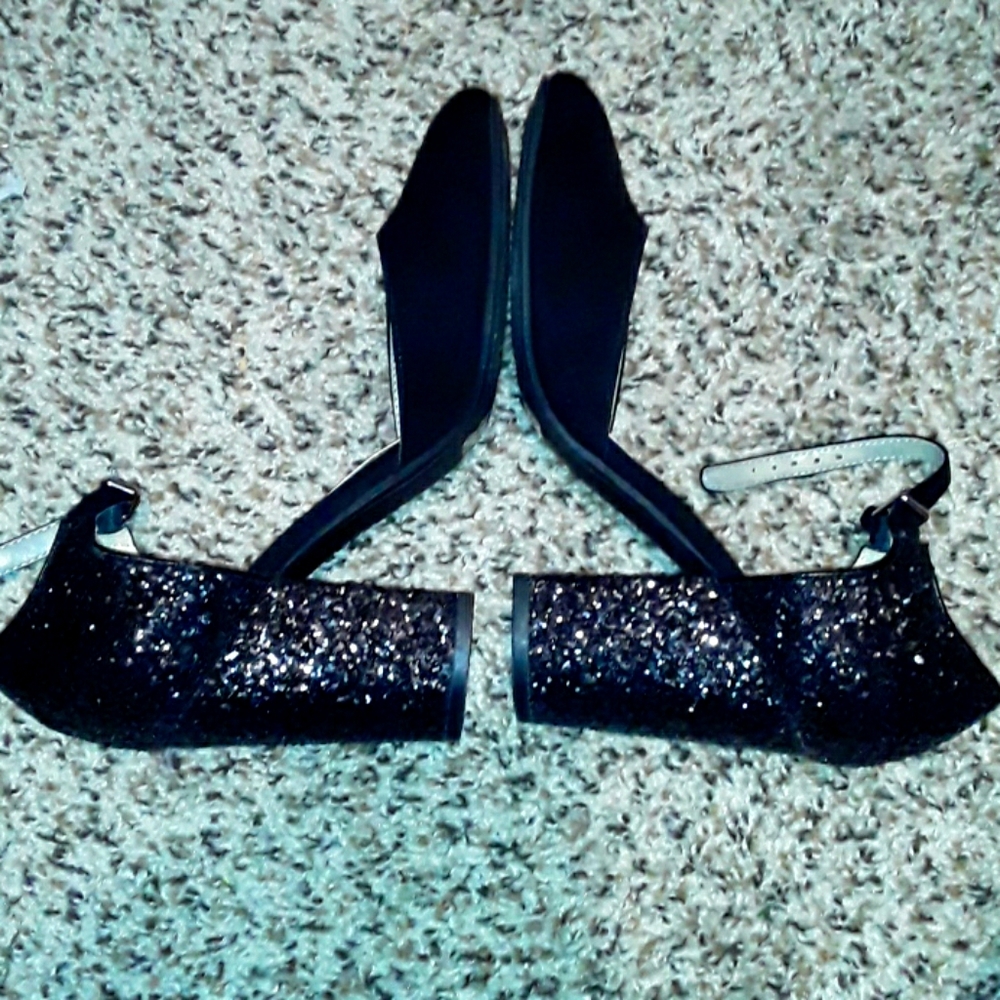 Chunky heels with ankle strap
